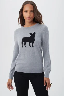 Trina Turk Abigale Sweater Heather Grey Best