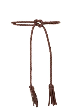 Trina Turk Ada Fringe Soga Belt Espresso Clearance