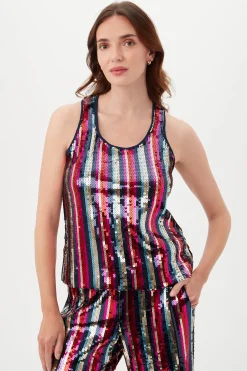 Trina Turk Admire Tank Multi Hot