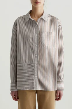 Trina Turk AG Addison Shirt KHAKI Sale