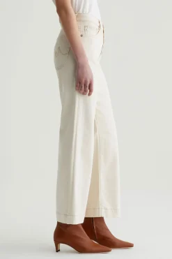 Trina Turk AG Saige Wide Leg Crop Off White Outlet