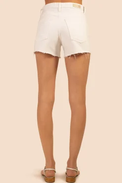 Trina Turk AG Alexxis Denim Short White Online
