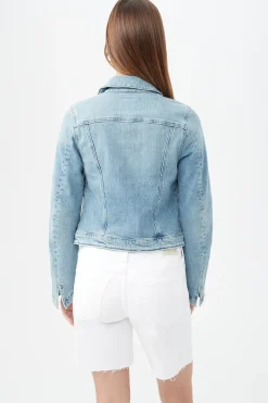Trina Turk AG Women's Alamo Denim Jacket Light Blue Best