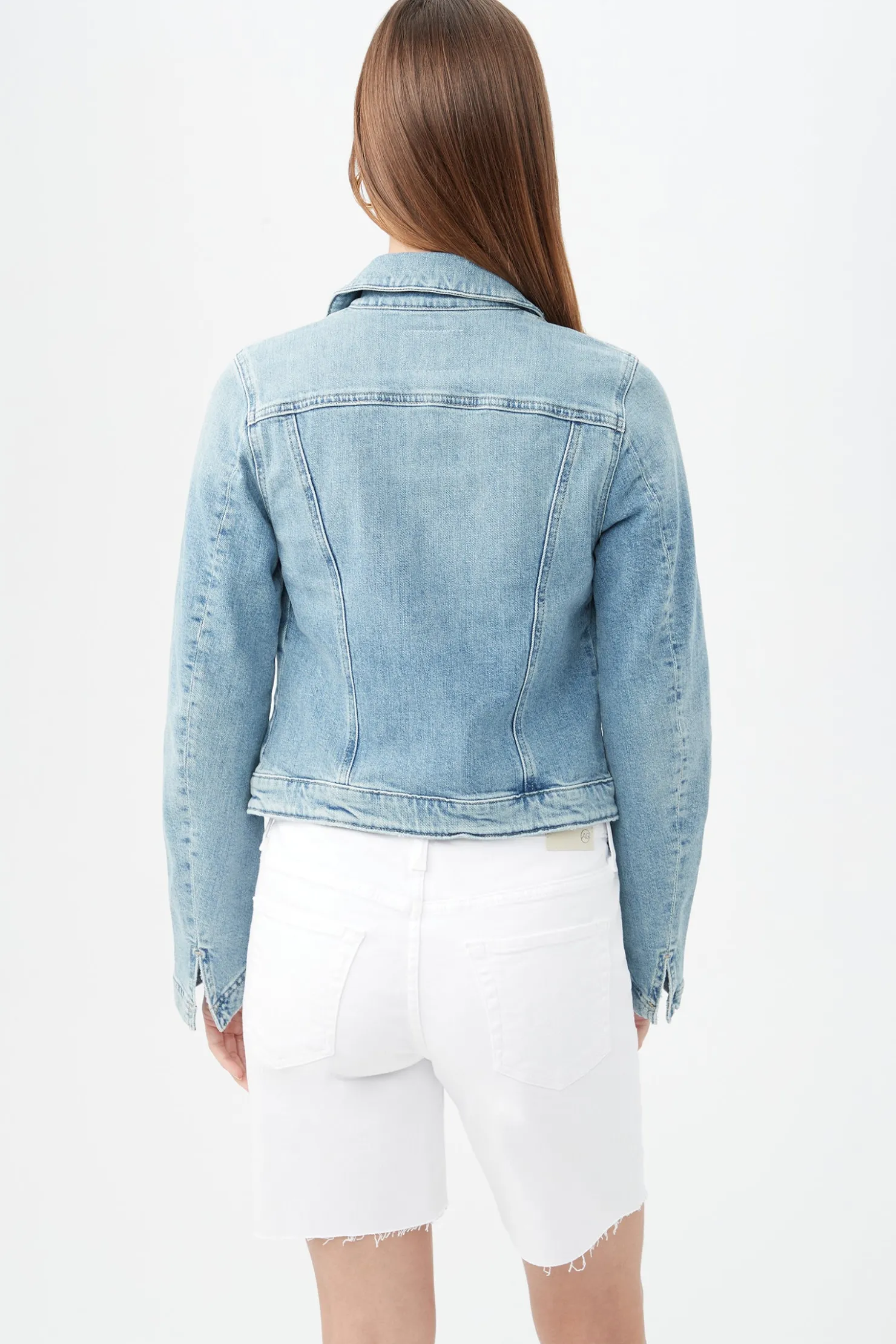 Trina Turk AG Women's Alamo Denim Jacket Light Blue Best
