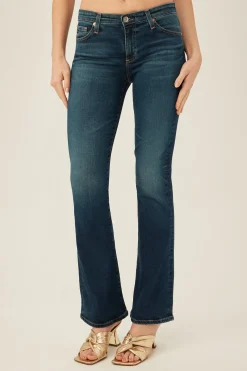 Trina Turk AG Women's Angel Bootcut Jean Blue New