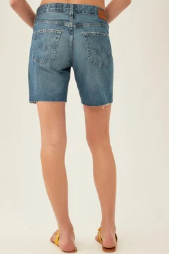 Trina Turk AG Women's Ex-Boyfriend Bermuda Jean Short INDIGO Outlet