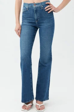 Trina Turk AG Women's Madi Bootcut Jean Blue Fashion