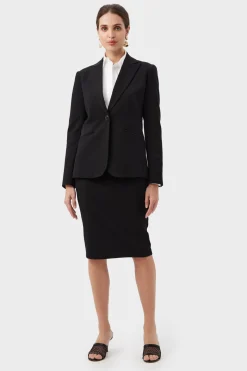 Trina Turk Alfred 2 Jacket Black New