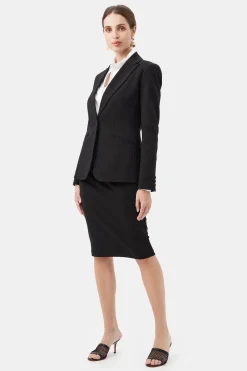 Trina Turk Alfred 2 Jacket Black New