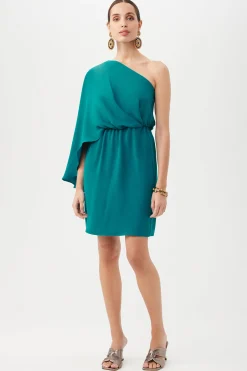 Trina Turk Amal Dress Teal Hot