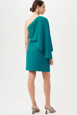Trina Turk Amal Dress Teal Hot