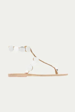 Trina Turk Ancient Greek Sandals Asteras Silver Hot