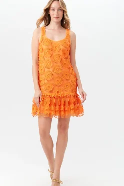 Trina Turk Anzu Dress Aperol Orange Online