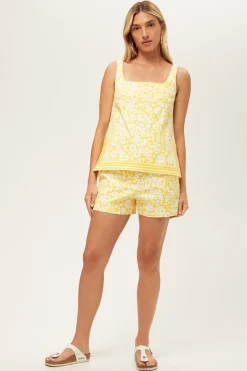 Trina Turk Aspire 2 Sleeveless Top - Poolside Gossip Desert Sun Fashion