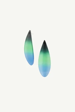 Trina Turk Aster Petals Earrings - Emerald Sale