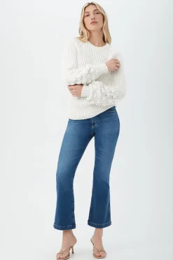 Trina Turk Bellanca 2 Sweater Whitewash New