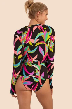 Trina Turk Birds Of Paradise Swim Tee Multi Discount