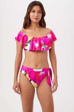 Trina Turk Bloom Off The Shoulder Ruffle Top Multi Outlet