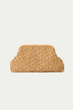 Trina Turk Briar Crystal Clutch - Honey Sale