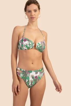 Trina Turk Cacti Molded Bandeau Top Multi Outlet
