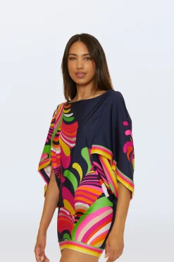 Trina Turk Casablanca Swim Tunic - Palms Paradise Multi Best