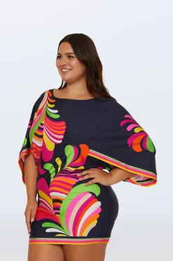 Trina Turk Casablanca Swim Tunic - Palms Paradise Multi Best