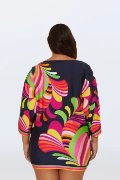 Trina Turk Casablanca Swim Tunic - Palms Paradise Multi Best