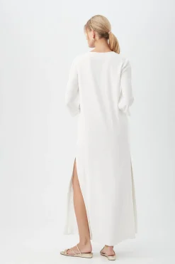 Trina Turk Catamaran 2 3/4-Sleeve Maxi Dress New