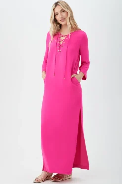 Trina Turk Catamaran 3/4-Sleeve Maxi Dress Online