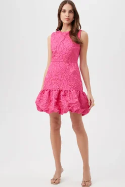 Trina Turk Chiara Dress - Sweetheart Jacquard Snapdragon Fashion
