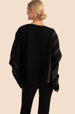 Trina Turk Chic Wrap Black MLT Outlet