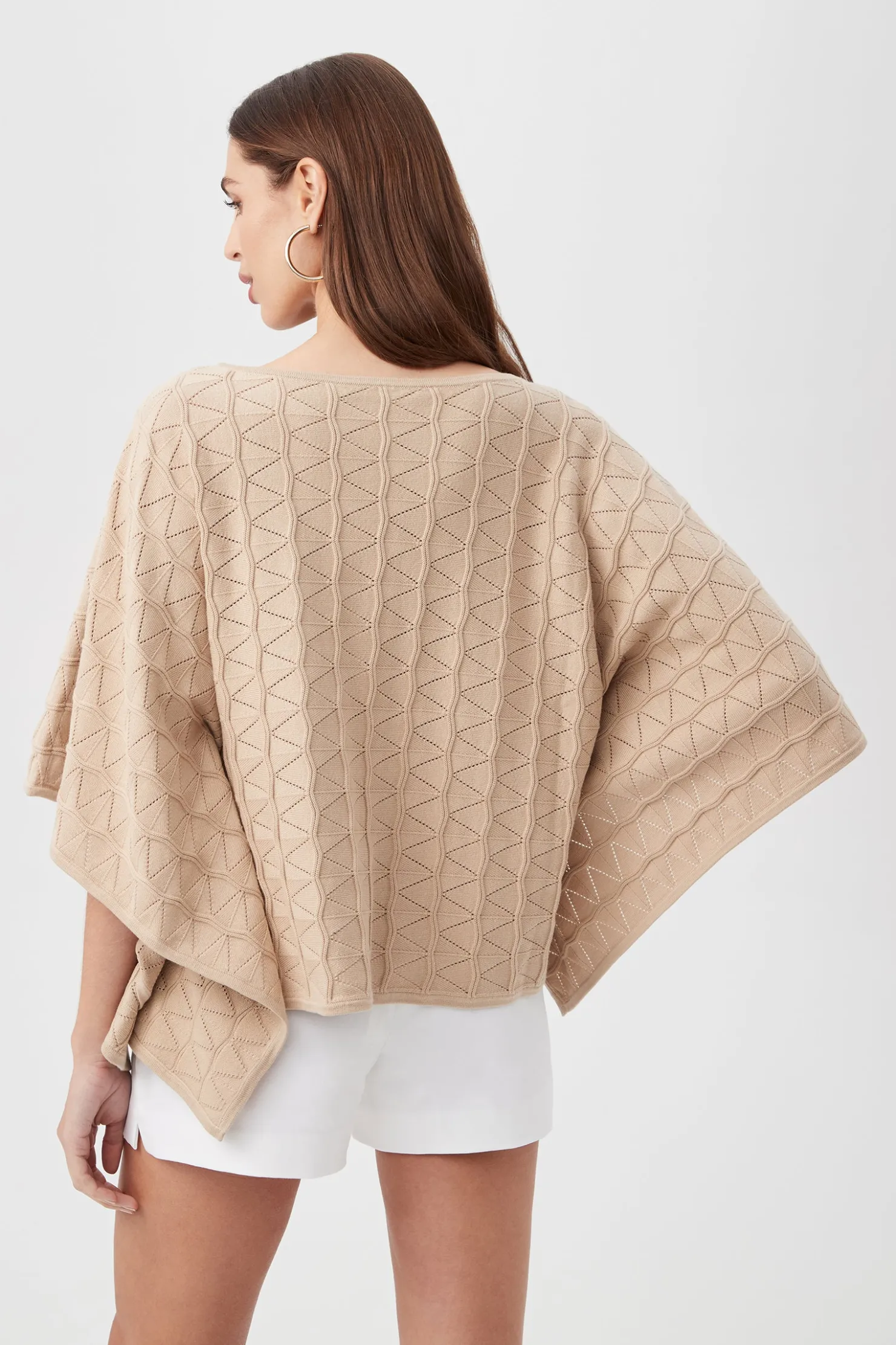 Trina Turk Chic Wrap 2 Sweater Chai Fashion