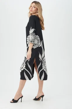 Trina Turk Cointreau 2 Dress Black/Savanna Sand Fashion