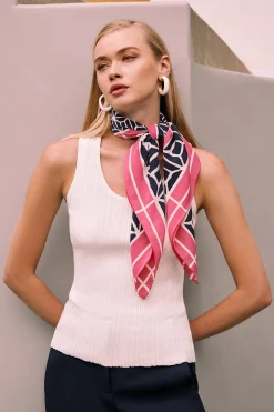 Trina Turk Durell Scarf - Silk Multi Hot