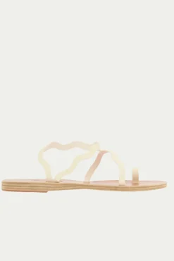 Trina Turk Elafonisi 3 Strap Sandal Off White Fashion