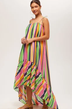 Trina Turk Enchant 2 Sleeveless Dress - Splash Stripe Multi Discount