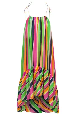 Trina Turk Enchant 2 Sleeveless Dress - Splash Stripe Multi Discount
