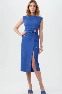 Trina Turk Evelyn Dress Admiral Blue New