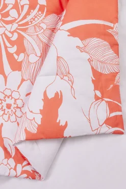 Trina Turk Furusato Floral King 3-Piece Comforter Set Coral Discount