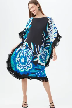 Trina Turk Global Fringe Dress Multi Discount