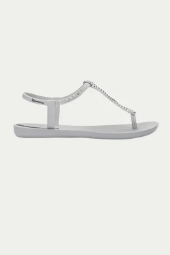 Trina Turk Ipanema Class Twist Sandal - Grey Clearance
