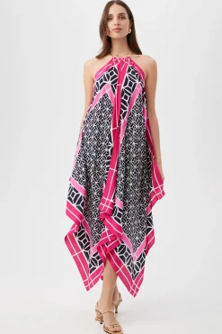 Trina Turk Justinian Midi Dress - Durell Silk Multi Online