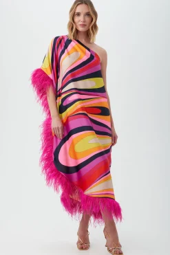 Trina Turk Largo Caftan Dress Multi Outlet