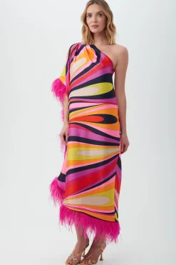 Trina Turk Largo Caftan Dress Multi Outlet