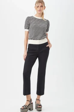 Trina Turk Marbella Top Black/Vanilla Online