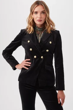 Trina Turk Midlands Velveteen Blazer Jacket Best