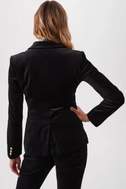 Trina Turk Midlands Velveteen Blazer Jacket Best