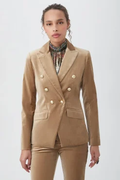 Trina Turk Midlands Velveteen Blazer Jacket Best