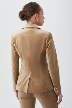 Trina Turk Midlands Velveteen Blazer Jacket Best