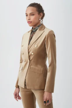 Trina Turk Midlands Velveteen Blazer Jacket Best